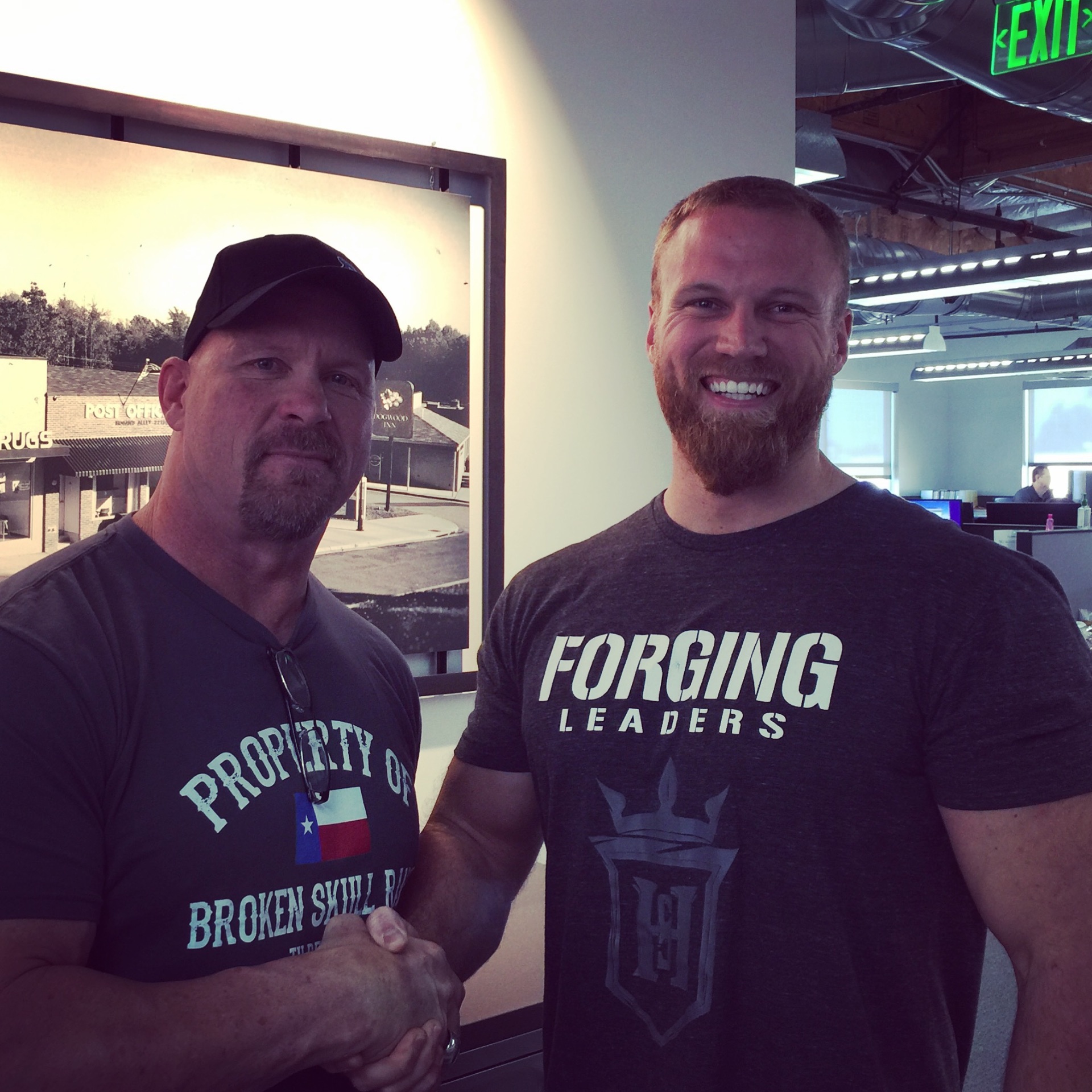 Josh Phelan with Steve Austin